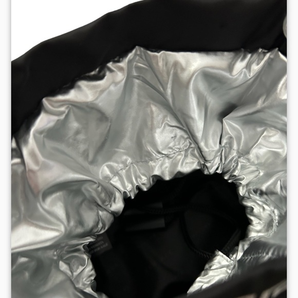 Versace parfums bucket crossbody mini bag black nylon - Picture 2 of 4